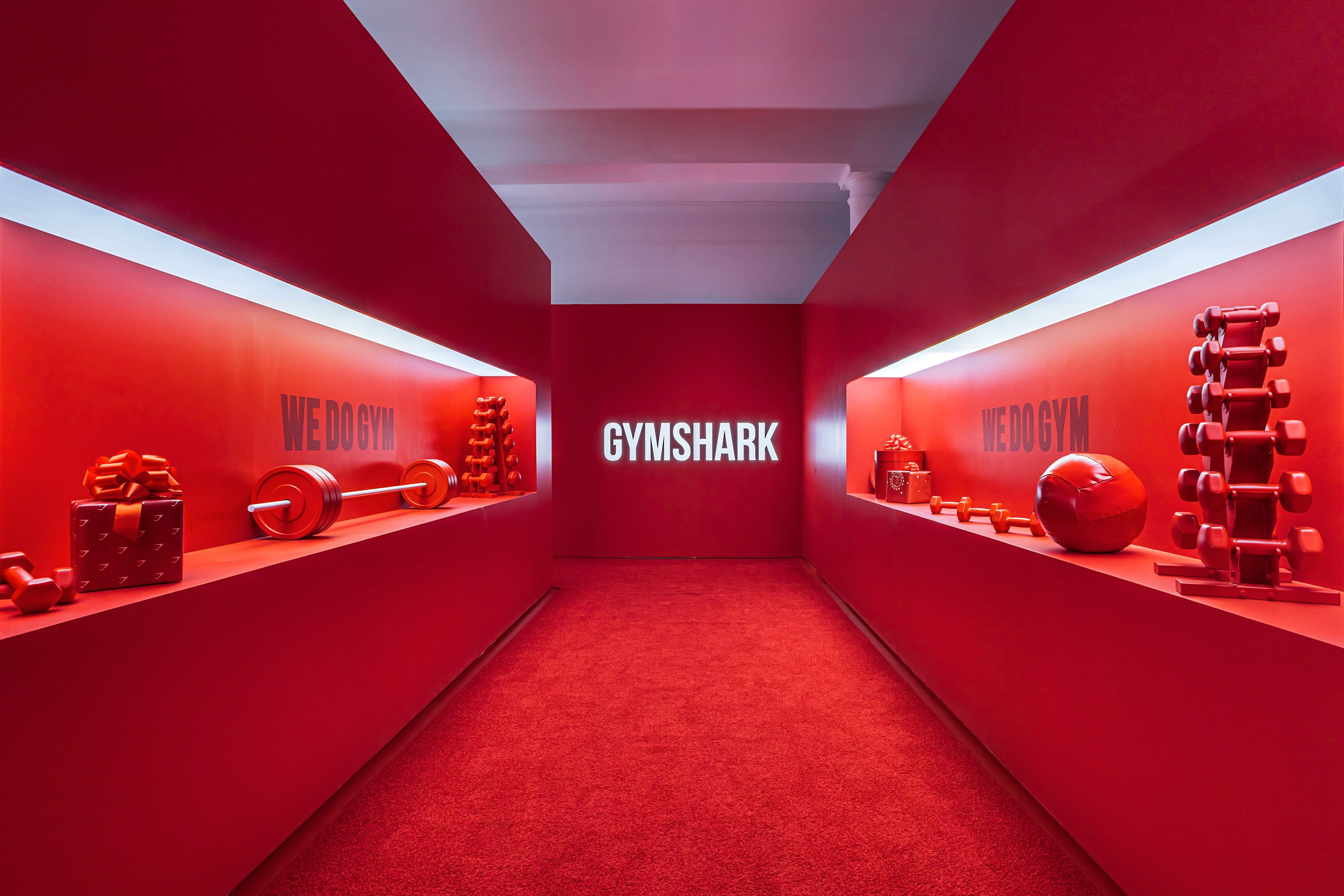 Gymshark opened a pop-up in New York for the holiday season last year.