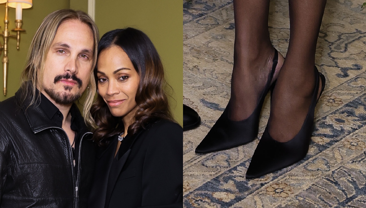 Marco Perego Saldana and Zoe Saldana attend the Netflix BAFTA After Party at The Twenty Two on February 16, 2025 in London, England.