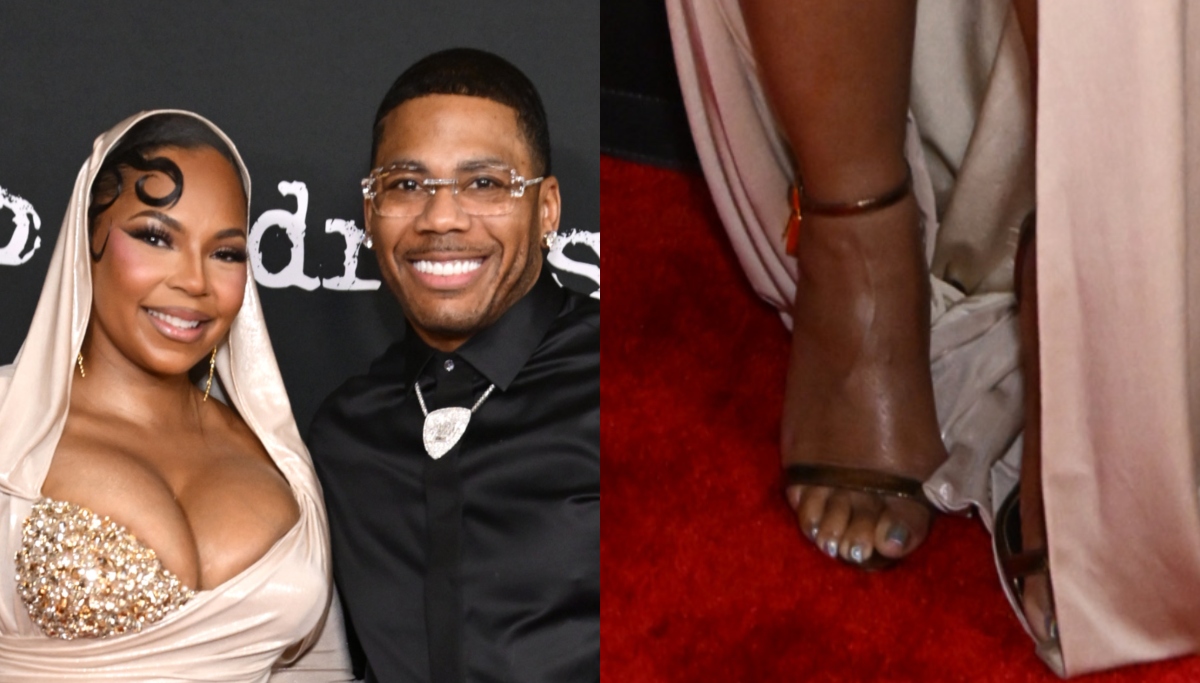 Actor/singer Ashanti and singer Nelly attend the Los Angeles premiere of Robert Craig Films' "No Address" at DGA Theater Complex on February 18, 2025 in Los Angeles, California.