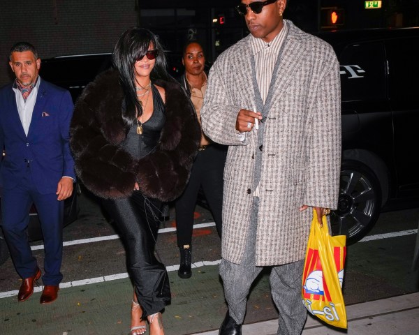 NEW YORK, NY - OCTOBER 04: Rihanna and ASAP Rocky are seen on October 4, 2024 in New York City.  (Photo by XNY/Star Max/GC Images) *** Local Caption ***Rihanna;ASAP Rocky