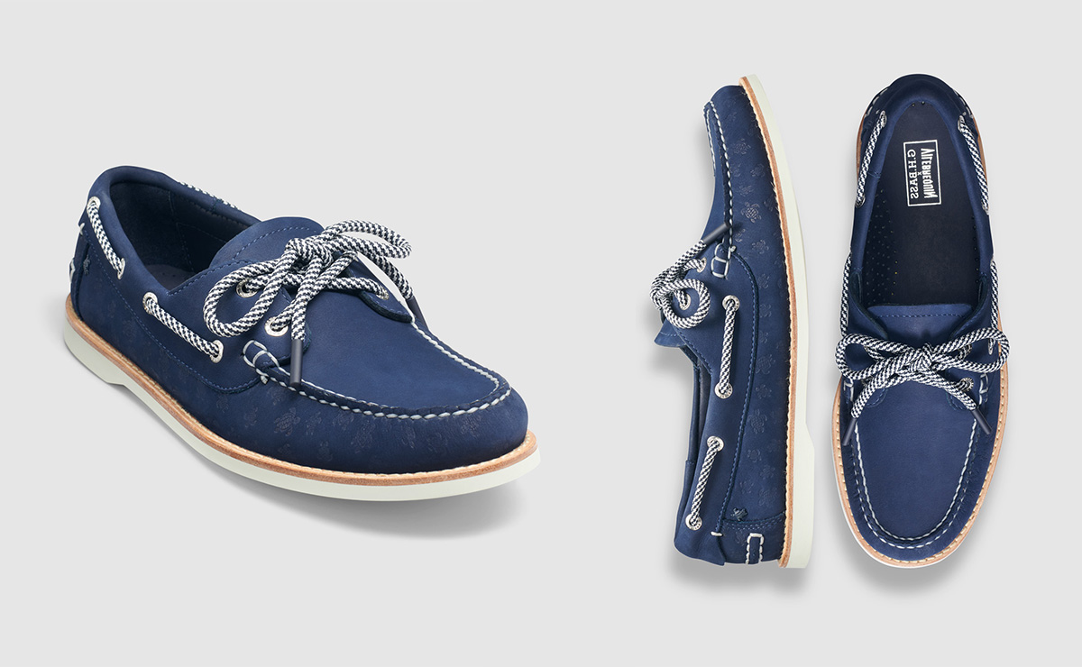 GH Bass, Vilebrequin, boat shoes, collaboration, Hampton Boater, shoes