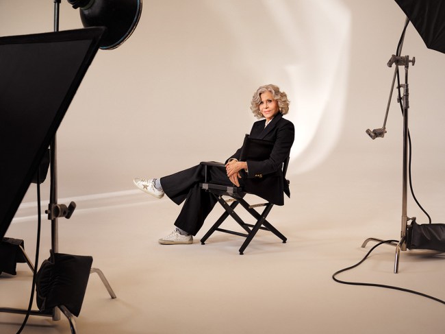 Jane Fonda, Golden Goose, campaign, Super Star, sneakers, shoes