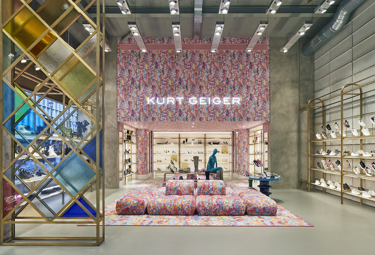 Kurt Geiger's new 2,916-sq.-ft. store on London’s Oxford Street.
