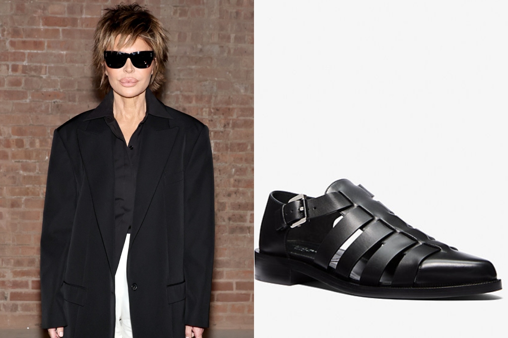 Lisa Rinna attends the Michael Kors Collection show in New York City on Feb. 11.