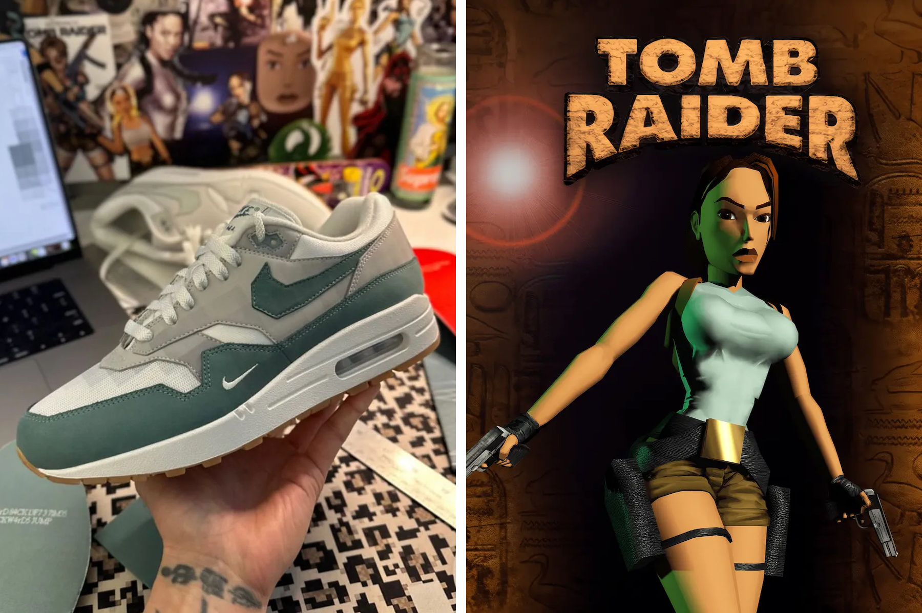 Nike Air Max 1 Low Poly Tomb Raider