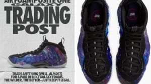 Nike Galaxy Foamposite Trades NYC