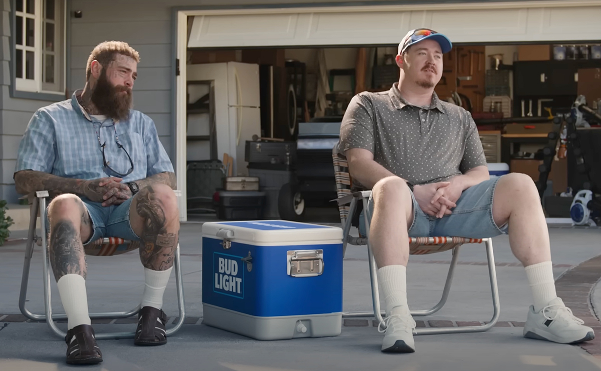 Post Malone, Dr Scholl's, Bud Light, Super Bowl, commercial, ad, Super Bowl ad