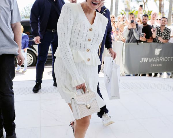 CANNES, FRANCE - MAY 17: Selena Gomez is seen during the 77th Cannes Film Festival on May 17, 2024 in Cannes, France. (Photo by Jacopo Raule/GC Images)