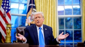President Donald Trump in the Oval Office this week.