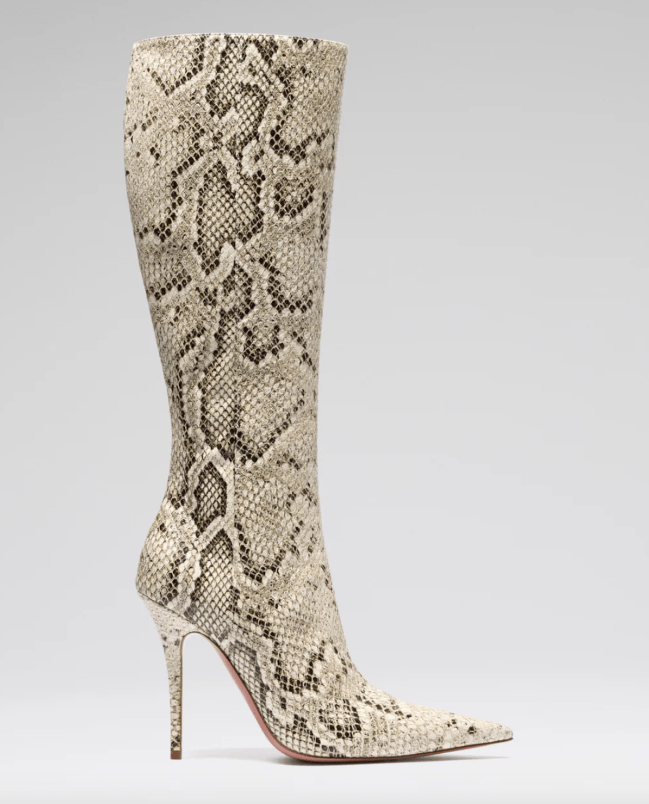 Amina Muaddi Barbara boot.